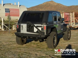 Jeep Wrangler JK Tire Carrier - Black - (ADD ON FOR RS-10 & 11) Jeep Wrangler JK Tire Carrier - Black - (ADD ON FOR RS-10 & 11)